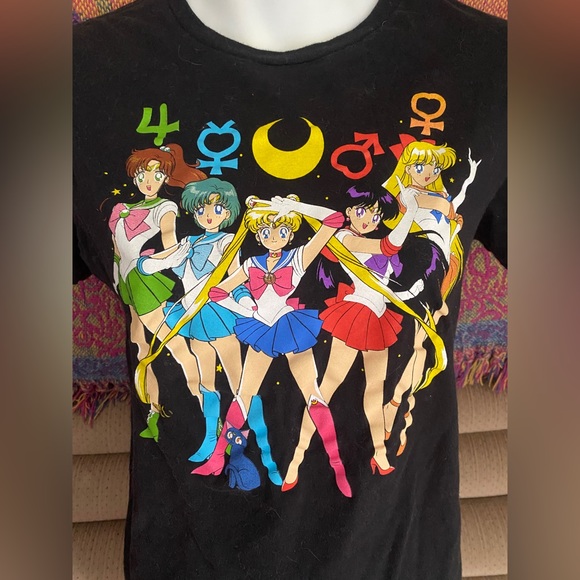 Sailor Moon Sailor Scouts Graphic T Size Med BAG BUNDLE - Picture 2 of 12